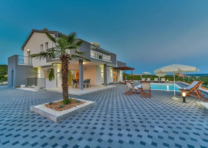Villa In Croatia Near Adriatic Coast Sukošan